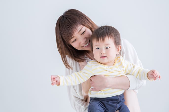 子どもとお母さん